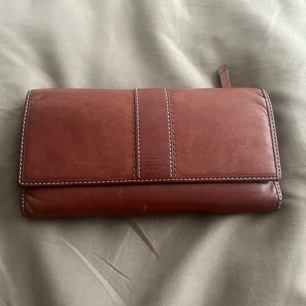 Coach Brown Leather Wallet